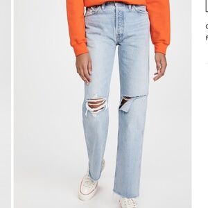 RE/DONE 90s High Rise Rigid Loose Jeans size 24